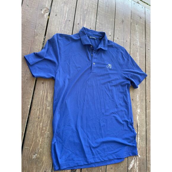 Cutter and Buck mens medium blue golf polo - Picture 1 of 4